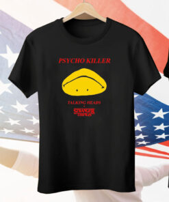 Stranger Things X Talking Heads Psycho Killer Tee Shirt