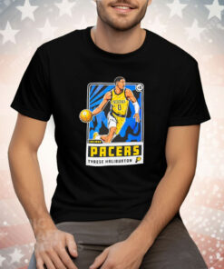 Tyrese Haliburton Indiana Pacers player card vintage Tee Shirt