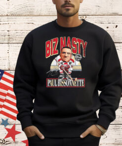 \Biz Nasty Paul Bissonnette Arizona Coyotes hockey caricature signature T-Shirt