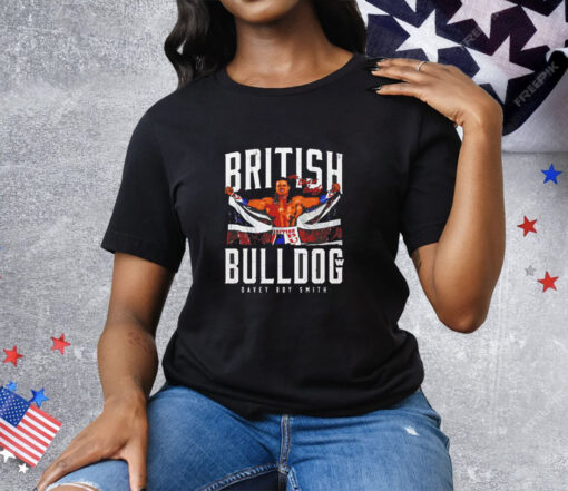 British Bulldog Davey Boy Smith WWE vintage Tee Shirt