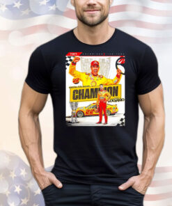 Joey Logano is a 3-time cup series champion NASCAR poster T-Shirt