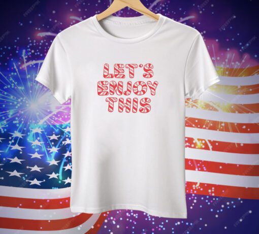 Let’s enjoy this candy cane Christmas Tee Shirt