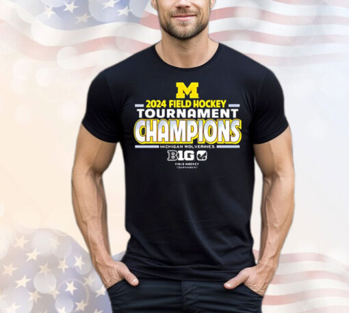 Michigan Wolverines 2024 Big 10 Womens Soccer Champions T-Shirt