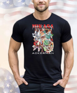 Mikasa Ackerman Wiki Attack On Titan cartoon graphic T-Shirt