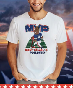 O.J. Simpson MVP most valuable prisoner caricature T-Shirt