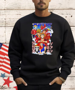 One Piece Anime cartoon graphic T-Shirt