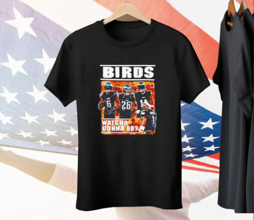 Philadelphia Eagles birds watcha gonna do Tee Shirt