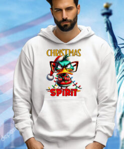 Sarcastic Grumpy Duck Christmas spirit T-Shirt