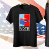 Tariq Nasheed wearing sofa vote Tee Shirt