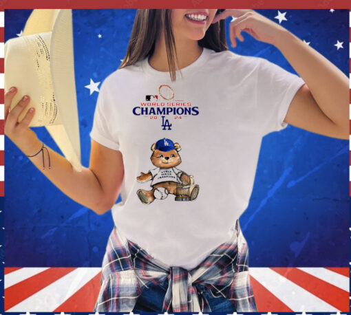 Teddy Los Angeles Dodgers Women’s 2024 World Series Champions T-Shirt