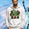 Teenage Mutant Ninja Turtles decorating their Christmas tree T-Shirt