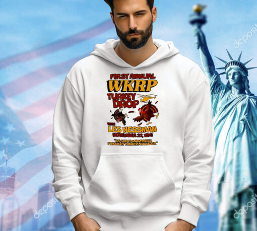 Thanksgiving 1st Annual WKRP Turkey Drop T-Shirt