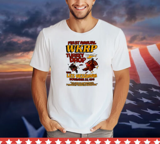 Thanksgiving 1st Annual WKRP Turkey Drop T-Shirt