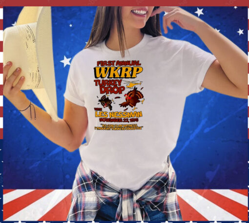 Thanksgiving 1st Annual WKRP Turkey Drop T-Shirt