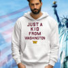 Washington Commanders NFL football just a kid from Washington logo T-Shirt