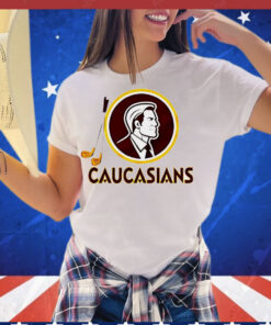 Washington Commanders caucasians hockey logo T-Shirt