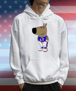 Awesome Chill Guy Dog Buffalo Bills T-Shirt