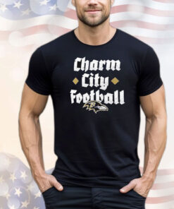 Baltimore Ravens Charm City Football T-Shirts