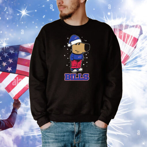 Just A Chill Guy Chill With Buffalo Bills Christmas T-Shirt