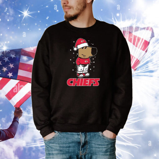 Just A Chill Guy Chill With Chiefs Christmas T-Shirt