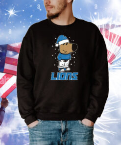 Just A Chill Guy Chill With Detroit Lions Christmas T-Shirt