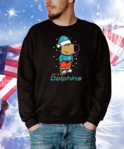 Just A Chill Guy Chill With Miami Dolphins Christmas T-Shirt