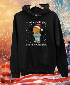 Just a chill guy who likes Christmas Chill guy meme Baseball T-Shirt