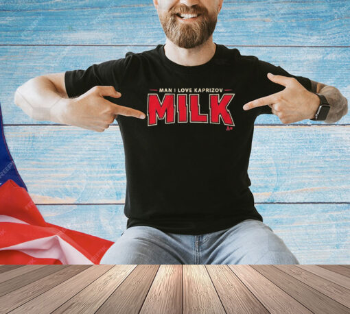 Kirill Kaprizov Milk Man I Love Kaprizov Minnesota Wild Shirt