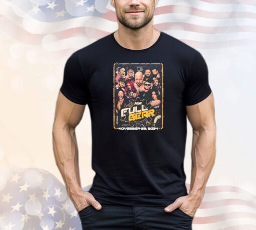 Official AEW Full Gear November 23 2024 Poster T-Shirts