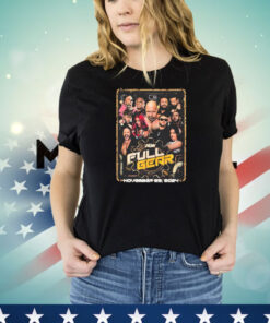 Official AEW Full Gear November 23 2024 Poster T-Shirts