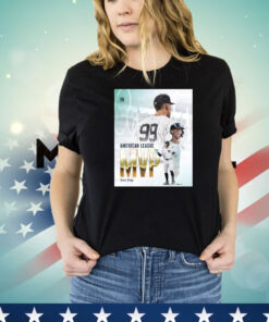 Official Aaron Judge Unanimous 2024 American League MVP New York Yankees MLB Poster T-Shirt