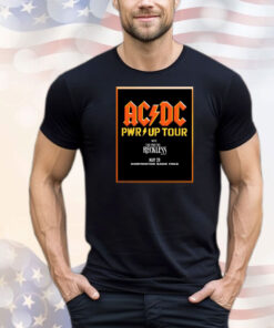 Official Cleveland Browns AC DC Power Up Tour 2025 Huntington Bank Field On May 28 With The Pretty Reckless T-Shirt