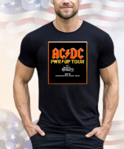 Official Cleveland Browns AC DC Power Up Tour 2025 Huntington Bank Field On May 28 With The Pretty Reckless T-Shirts