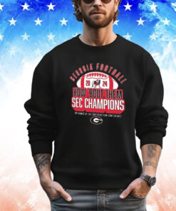 Official Georgia Bulldogs 2024 SEC Football Champions How ‘Bout Them Top Dawgs Of The Southeastern Conference T-Shirt