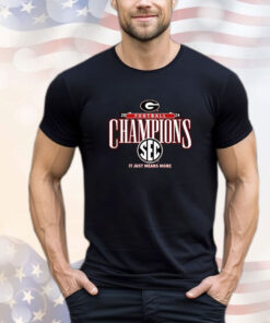 Official Georgia Bulldogs 2024 SEC Football Conference Champions It Just Means More Locker Room T-Shirt