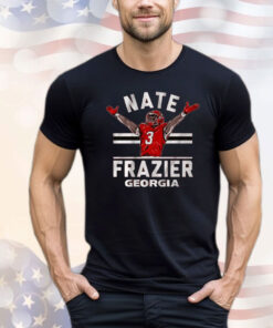 Official Georgia Bulldogs Football Nate Frazier TD Pose T-Shirt