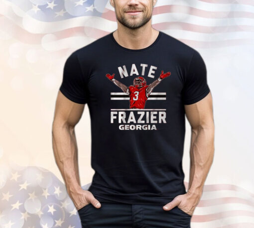 Official Georgia Bulldogs Football Nate Frazier TD Pose T-Shirt