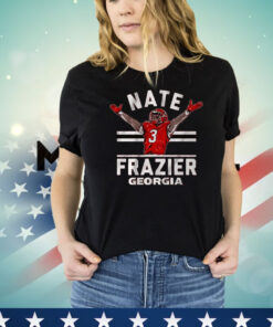 Official Georgia Bulldogs Football Nate Frazier TD Pose T-Shirt