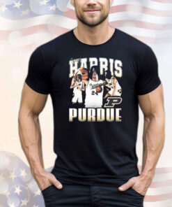 Official Gicarri Harris 90s Purdue Boilermakers Graphic T-Shirt