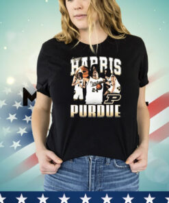 Official Gicarri Harris 90s Purdue Boilermakers Graphic T-Shirts