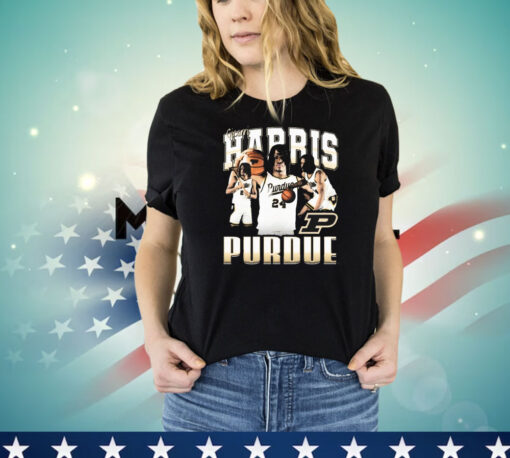 Official Gicarri Harris 90s Purdue Boilermakers Graphic T-Shirts