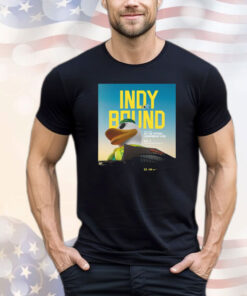 Official Indy Bound 2024 Discover Big Ten Football Championship Game Dec 7 Lucas Oil Stadium Indianapolis Poster T-Shirts