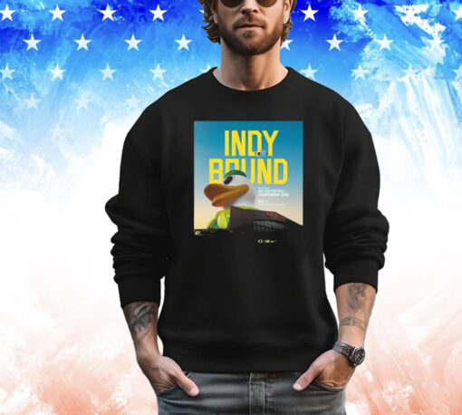 Official Indy Bound 2024 Discover Big Ten Football Championship Game Dec 7 Lucas Oil Stadium Indianapolis Poster T-Shirts