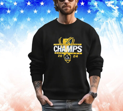 Official Los Angeles Galaxy 2024 MLS Cup Champions CustomT-Shirt