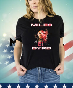 Official Miles Byrd #21 San Diego State Aztecs Sons Of Montezuma Graphic T-Shirt