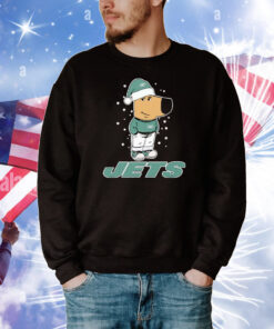 Official New York Jets X Chill Guy Christmas T-Shirt