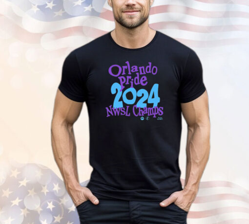 Official Orlando Pride Playa Society 2024 NWSL Champions T-Shirts