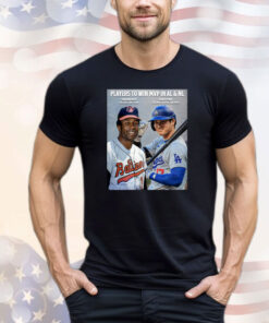 Official Players To Win MVP In AL & NL Frank Robinson CIN 1961 BAL 1966 And Shohei Ohtani LAA 2021 & 2023 LAD 2024 Poster T-Shirt