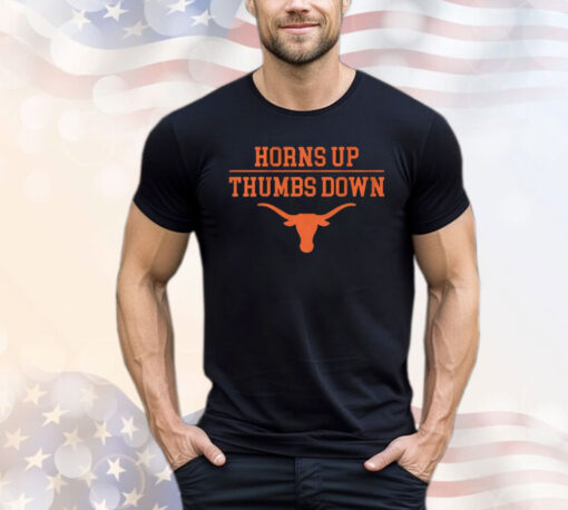 Official Texas Longhorns Football Horns Up Thumbs Down NCAA T-Shirt