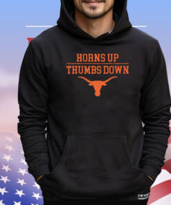 Official Texas Longhorns Football Horns Up Thumbs Down NCAA T-Shirt